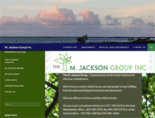 Tablet Screenshot of mjacksongroup.ca